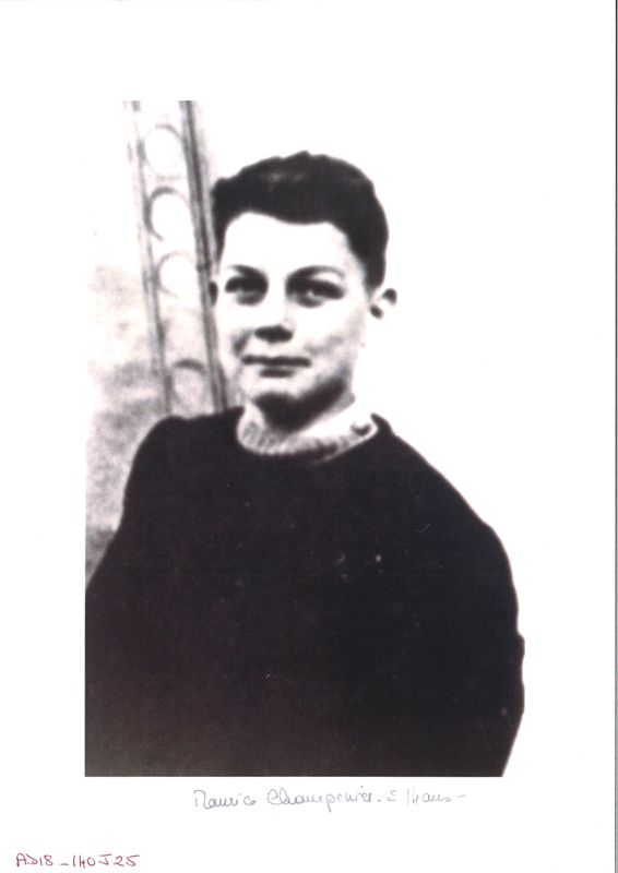 Maurice Champenier âgé de 13 ans