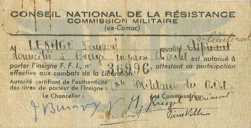 Attestation FFI