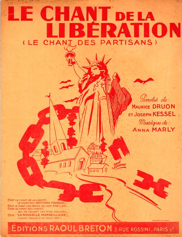 Partition du "Chant des Partisans"